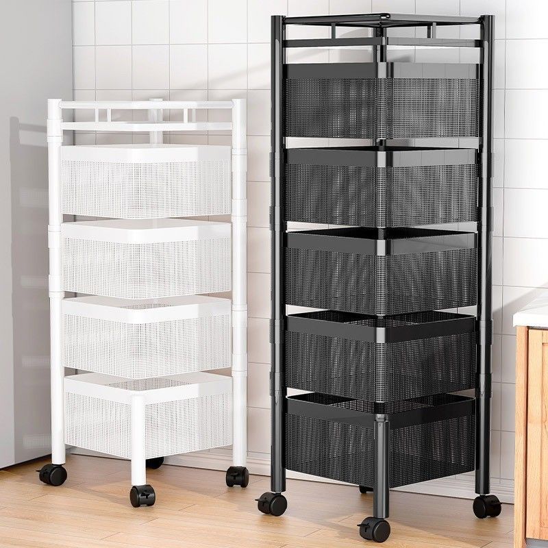 Multilayer Rotating Basket Rack