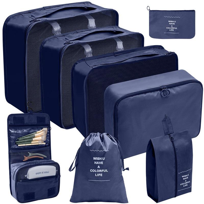 8pcs Customizable Travel Packing Bag Set