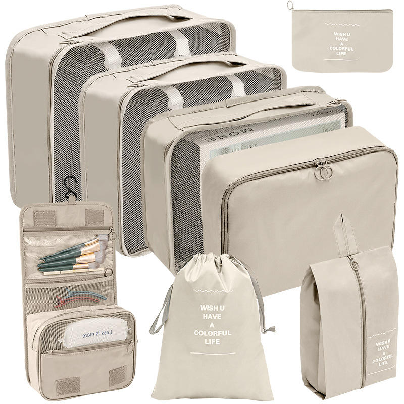 8pcs Customizable Travel Packing Bag Set