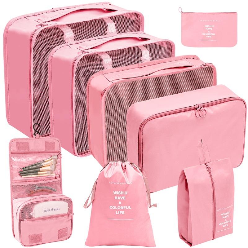 8pcs Customizable Travel Packing Bag Set