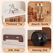 Multifunctional Foldable Storage Cabinet – Large Capacity, Dustproof Wardrobe (45/55/65cm)