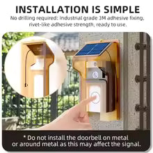 U9 Wireless Video Doorbell Video Intercom Surveillance Camera With Solar Rain Cover Long Standby Security Protection Cat Eye