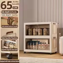 Multifunctional Foldable Storage Cabinet – Large Capacity, Dustproof Wardrobe (45/55/65cm)