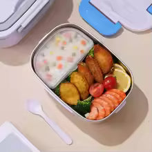 Portable Leakproof Electric Lunch Box – 1.5L Food Warmer for Car & Home (60W)