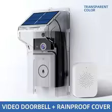 U9 Wireless Video Doorbell Video Intercom Surveillance Camera With Solar Rain Cover Long Standby Security Protection Cat Eye