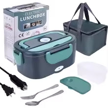 Portable Leakproof Electric Lunch Box – 1.5L Food Warmer for Car & Home (60W)