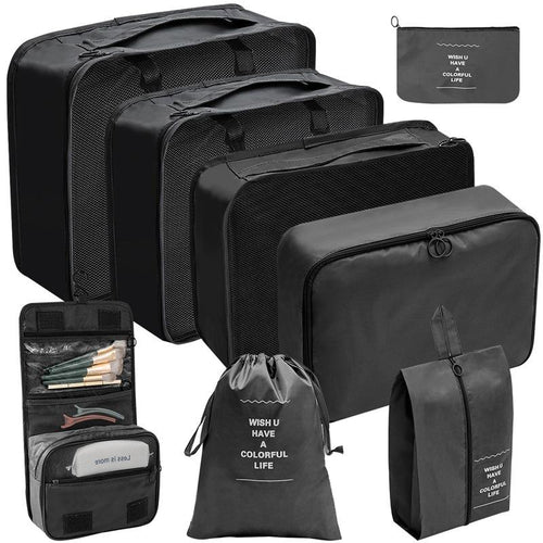 8pcs Customizable Travel Packing Bag Set